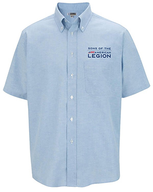 Short-Sleeve Dress Shirt (SAL Logo) - American Legion Flag & Emblem