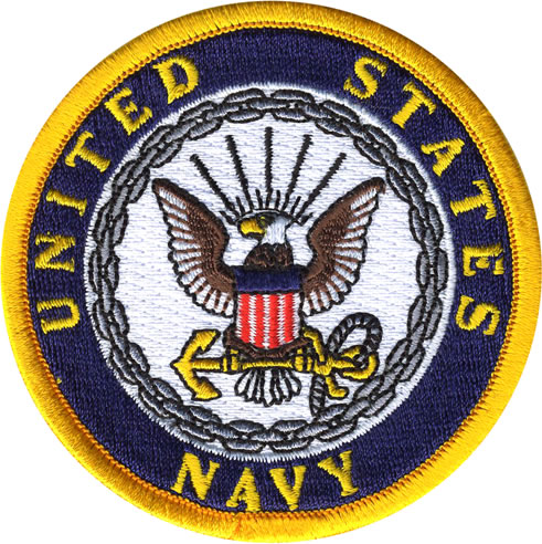 U.S. Navy Patch - American Legion Flag & Emblem