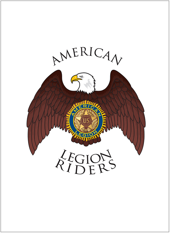 Legion Riders Greeting Card American Legion Flag Emblem