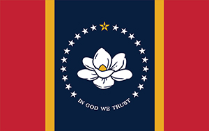 Mississippi Outdoor Flag