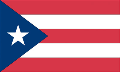 Puerto Rico Outdoor Flag