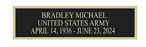 Engraved Memory Plate