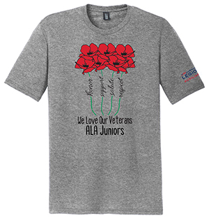 Junior Member Poppy T-shirt (Auxiliary) - ADULT SIZES