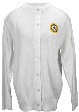 Auxiliary Acrylic Cardigan Sweater