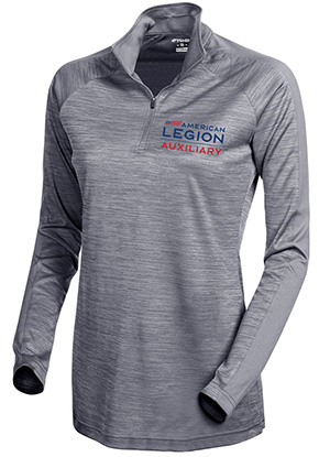 Performance Quarter Zip (Auxiliary Logo)