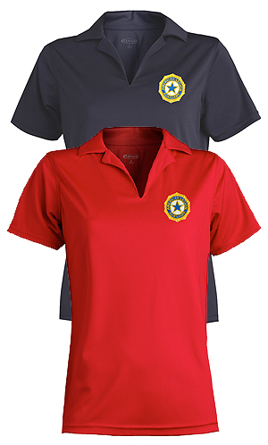 V-neck Performance Polo (Auxiliary Emblem)