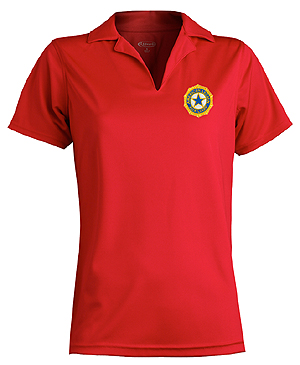 V-neck Performance Polo (Auxiliary Emblem)