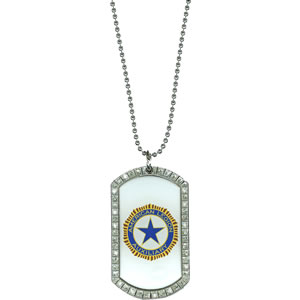Glitter Dog Tag