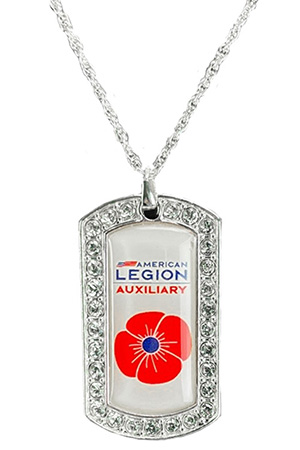 Crystal Dog Tag (Poppy)