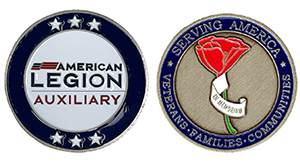 Auxiliary - Serving America Poppy Coin