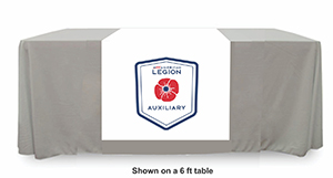 Table Runner (Auxiliary Poppy Logo)