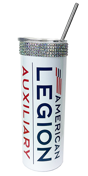 Rhinestone Tumbler (Auxiliary Logo)