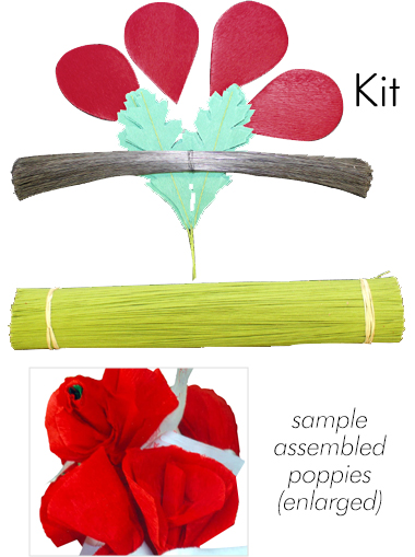 Poppy Kit (Large Poppies)