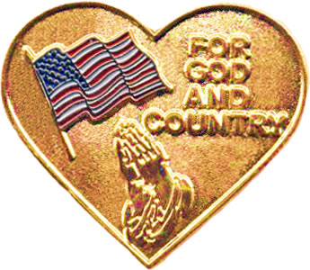 For God And Country Heart Tack