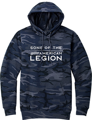 Camo Hooded Sweatshirt (SAL Logo)