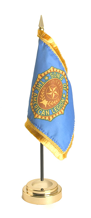 SAL Souvenir Banquet Flag with Stand