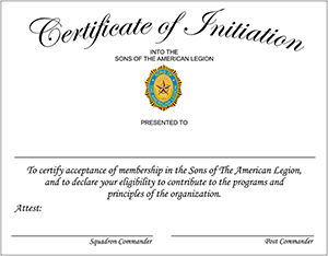 SAL Certificate of Initiation