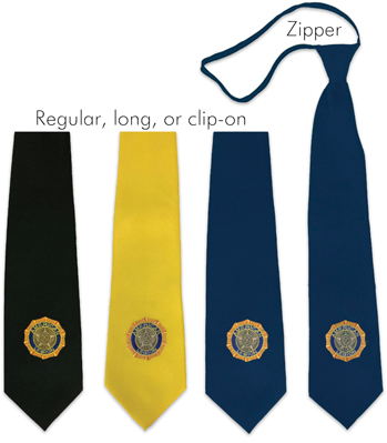 Embroidered Legion Uniform Tie