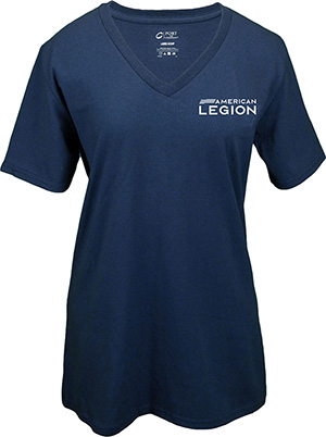 Ladies V-neck T-shirt  (Legion Logo)