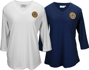 Lady Legion 3/4-Sleeve V-Neck T-Shirt