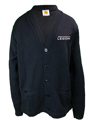 V-neck Cardigan Sweater (Legion Logo)