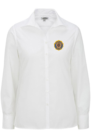 Long Sleeve Open-Neck Blouse (Legion Emblem)