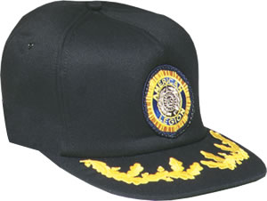 Gold Scrambled Eggs Cap - Black Solid