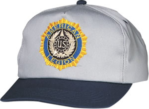 Gray & Navy Emblem Cap