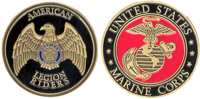 Legion Riders - Marines Coin