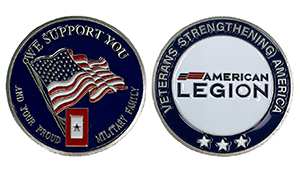 Blue Star Family Coin (Legion Logo)