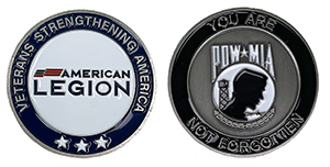 POW- MIA Coin (Legion Logo)