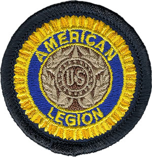 Embroidered American Legion Emblem Patch