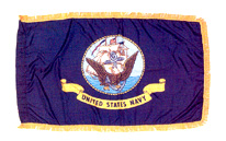 3 x 5 Indoor Navy Flag