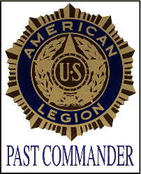American Legion Past Commander Removable Bumper Sticker