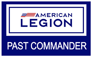 Past Commander Bumper Sticker (Legion Logo)