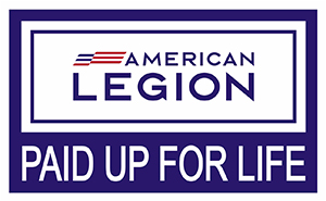 Paid-Up-For-Life Bumper Sticker (Legion Logo)