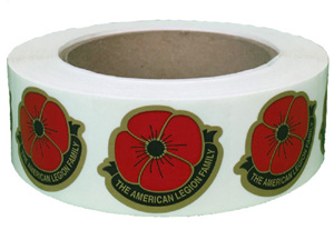 Roll of Poppy Decals