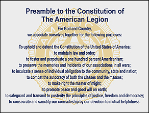 Legion Preamble Poster
