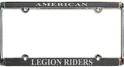 Download Legion Riders Auto License Plate Frame American Legion Flag Emblem