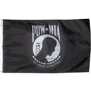 Outdoor POW-MIA Flag (2 x 3 single face)