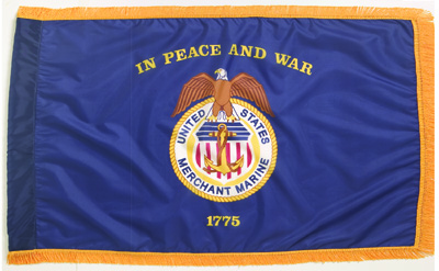 Indoor Merchant Marines Flag