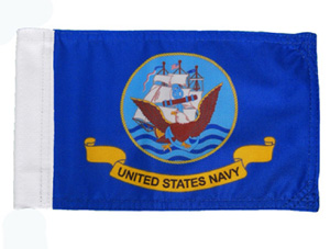 Navy Replacement Motorcycle Flag