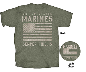Tonal Flag T-shirt (Marines)