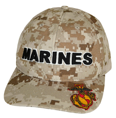 Digital Camo Cap (marines) - American Legion Flag & Emblem