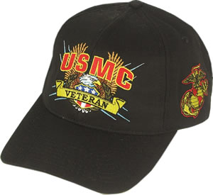 Veteran Eagle Shield Cap (Marines)