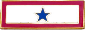 Blue Star Service Tack - One Star