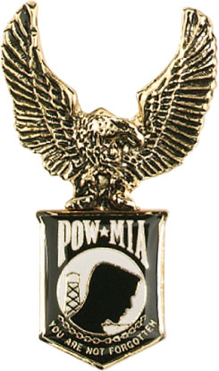 POW-MIA Eagle Tack