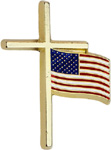 Flag Cross Pin