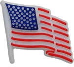 Plastic US Flag Tack