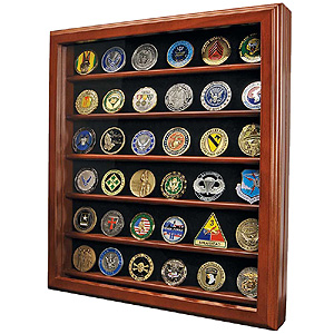 Challenge Coin Wall Display